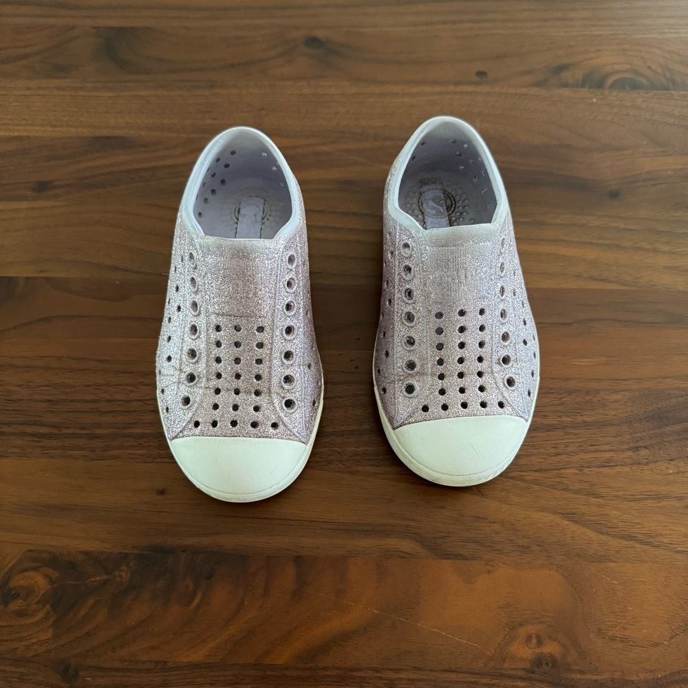 Native Jefferson Purple Sparkle Shoes